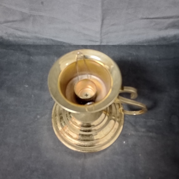Vintage Accents Vintage Brass Colored Candle Holder Poshmark